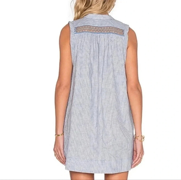 Free People Poppin Off Lace-Up Mini Dress - Picture 3 of 9